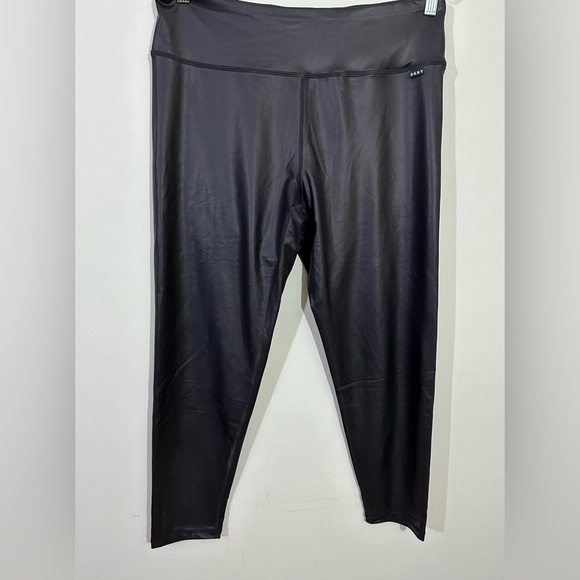 DKNY Sport sz XL faux leather pants in very nice quality fabric - Picture 7 of 14